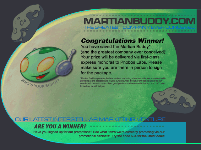 Martian Buddy Crate